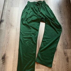 GREEN TRACK PANTS